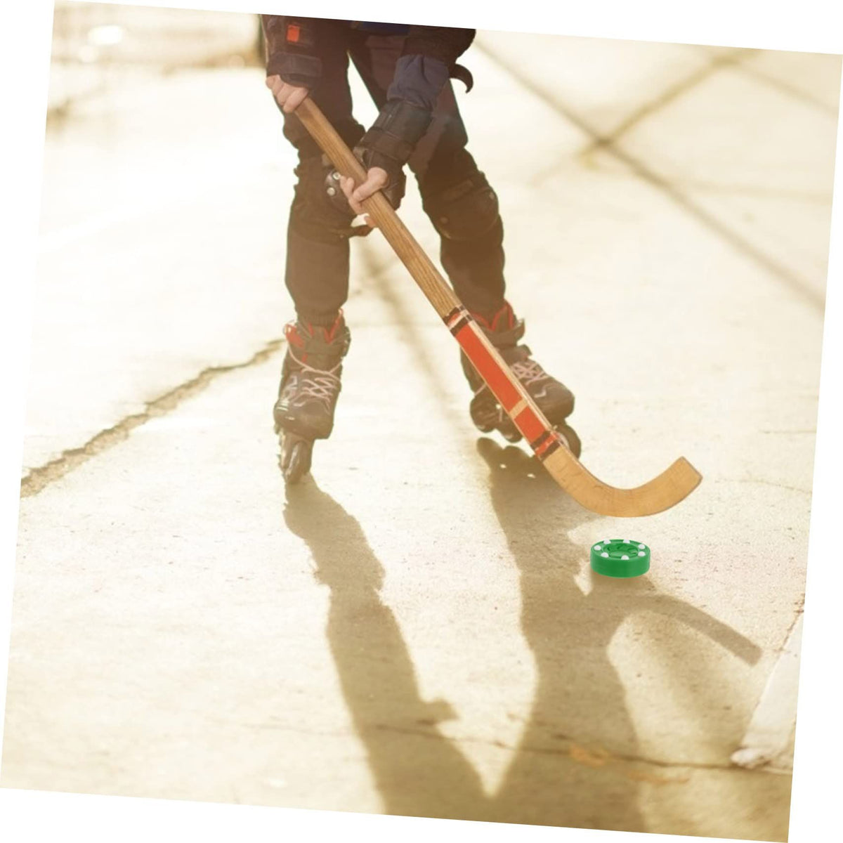 Baby and kids' outdoor toy featuring a straight row roller skating ball for land play, suitable for children and adults.