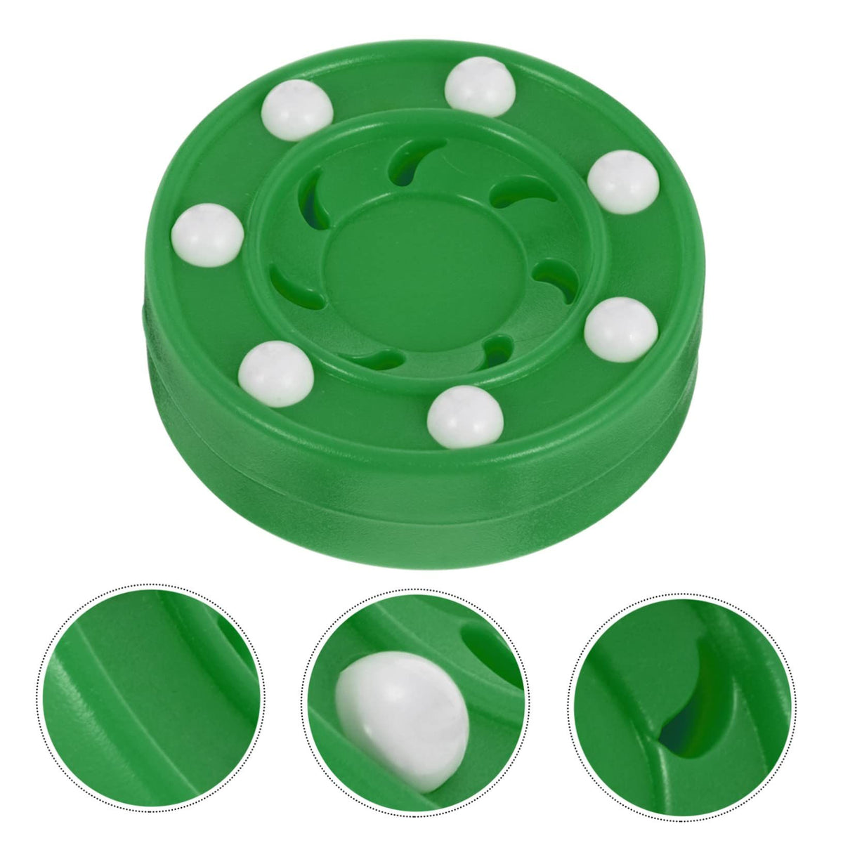 Round roller skating ball for kids and adults, professional hockey flat ball for outdoor play, made by Everything Baby.