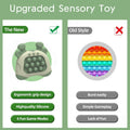 Light-up handheld pop game toy from Everything Baby, designed for kids and adults, features colorful bubbles for pretend play fun.