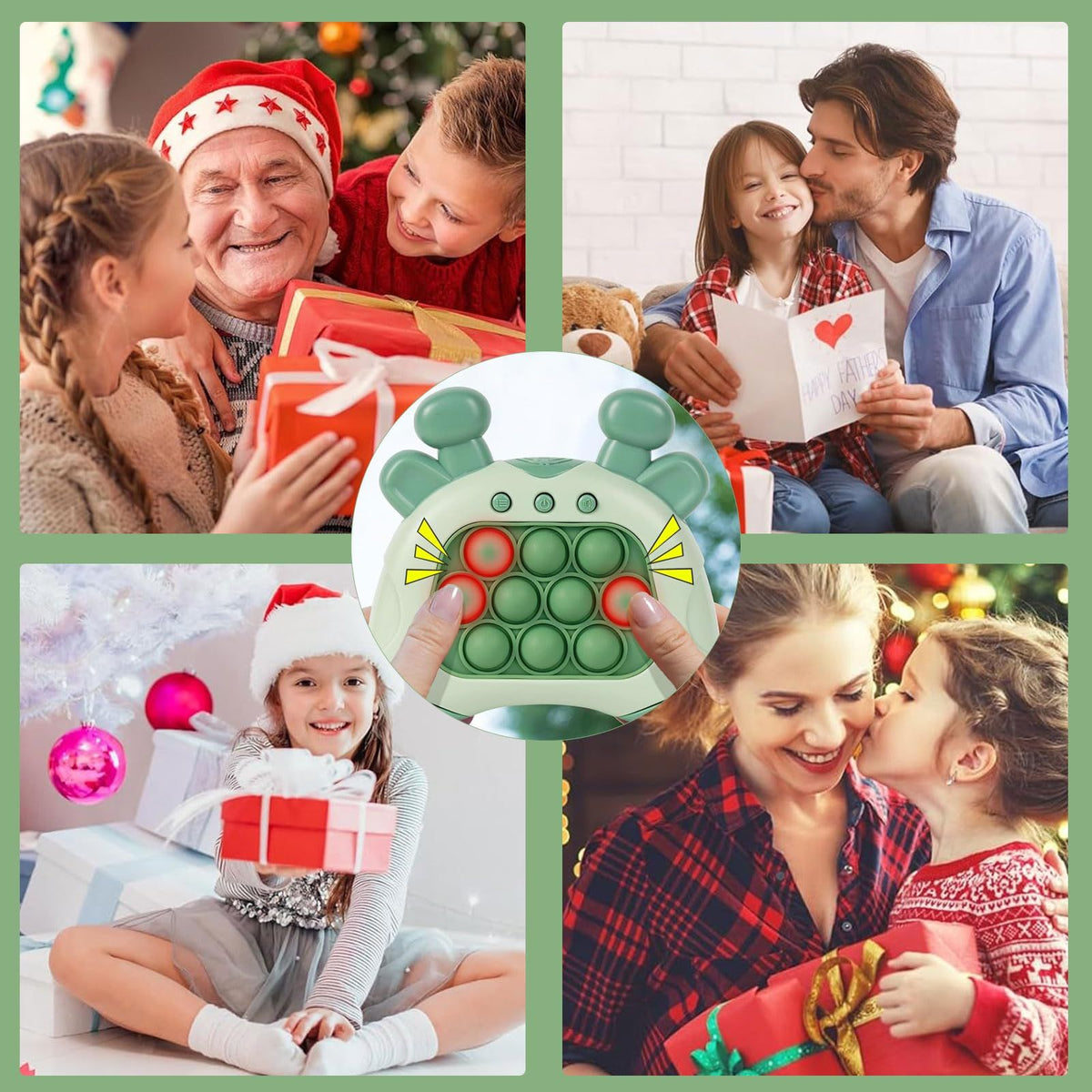 Light-up pop bubble toy from Everything Baby, handheld game for kids and adults, perfect for pretend play and birthday fun.