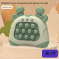 Light-up handheld bubble pop toy from Everything Baby, designed for kids and adults for fun pretend play and stress relief.