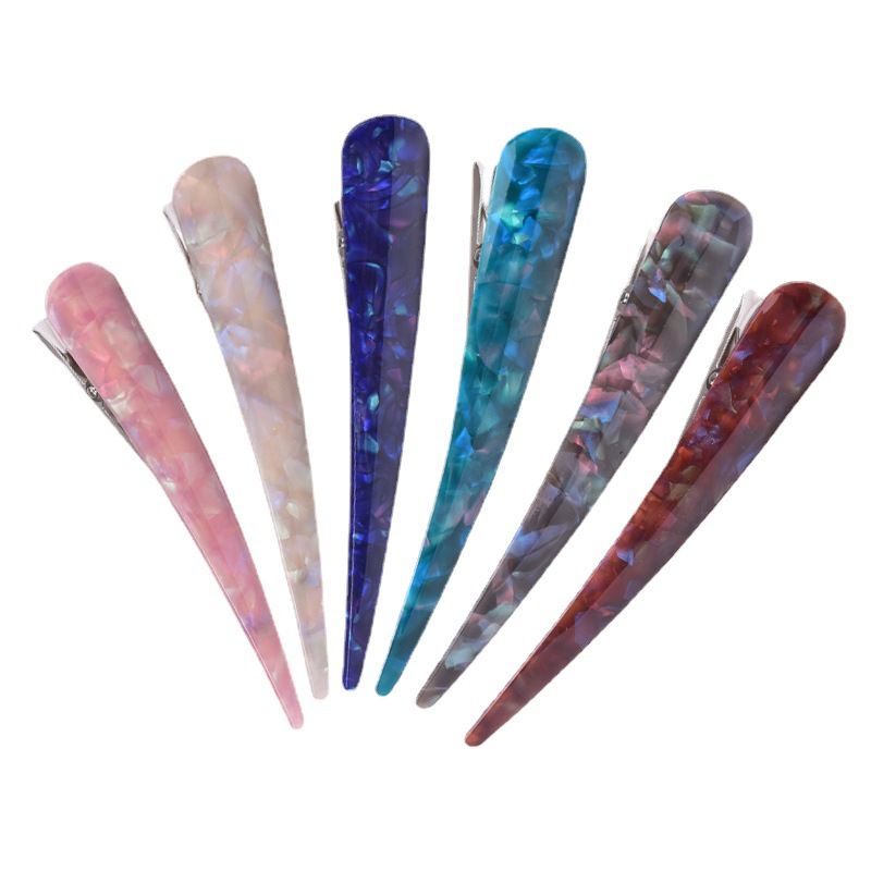 Six Duck Teeth Bows hair clip set by Everything Baby featuring classic claw hairpins for kids' grooming and styling.