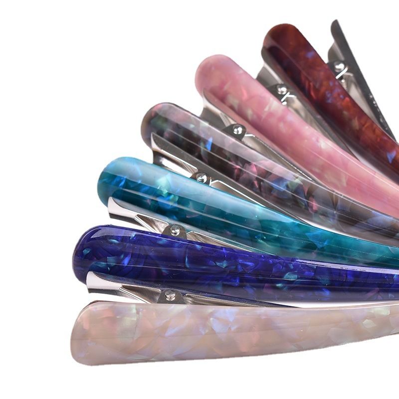 Pack of 6 Duck Teeth Bows hair clip grip clips for kids, stylish Concorde accessories with claw hair barrettes for chic grooming.