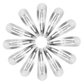 10-piece set of large metal snap hair clips for girls, nonslip hair pins, and stylish hair accessories for women and kids.