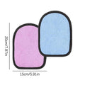 Two beach sand remover mitts by Everything Baby, soft wipe-off towels designed for kids' outdoor sand and beach play cleanup.