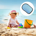 Two sand remover mitts by Everything Baby for easy beach sand removal, perfect for outdoor play and beach events.