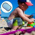 Everything Baby 2-piece beach sand remover mitts for kids, easy sand wipe-off for outdoor play and beach activities.