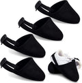 Pair of black bowling shoe covers for men and women, designed to protect bowling shoes, from Everything Baby.
