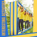 Colorful carnival-themed teamwork game mat for kids, teens, and adults for fun group activities and pretend play.
