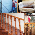 Baby safety net for balcony, stairs, and indoor use by Everything Baby, featuring mesh safety barrier for children and pets.