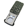 Two jewelry loupes with LED light, 30X, 60X, 90X magnification, for examining rocks, stamps, and coins, by Everything Baby