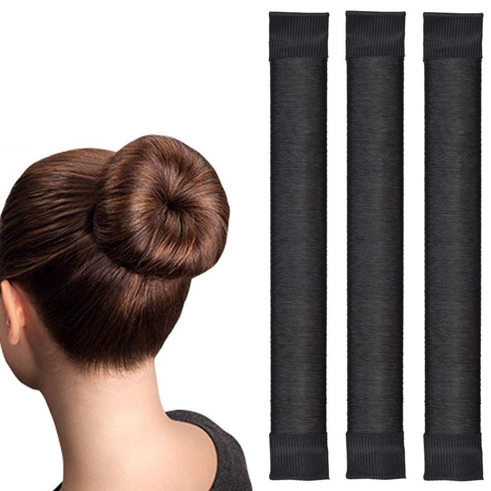 Three professional hair bun maker tools by Everything Baby, perfect for creating neat ballet and bun hairstyles for kids.
