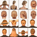 Three professional hair bun makers for kids, ballet bun tools by Everything Baby, designed for easy, perfect hair buns.