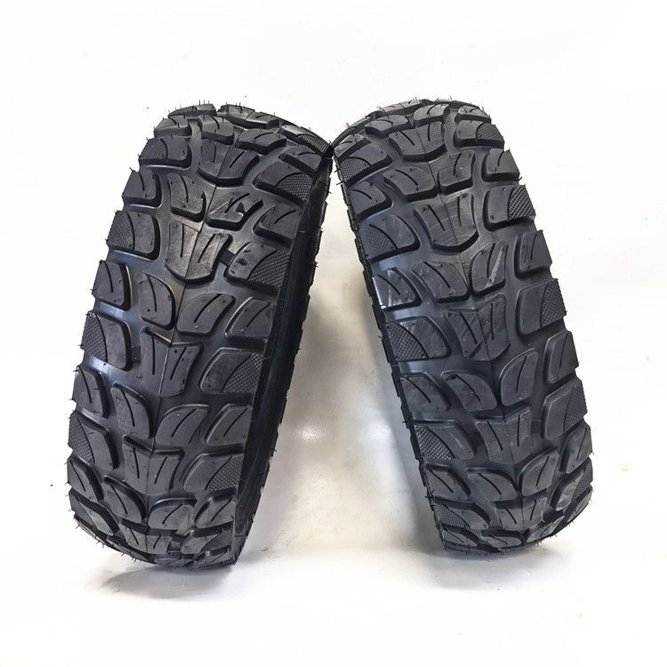 Two inflatable scooter inner tubes for off-road rubber tires, suitable for e-bike and bicycle tires, designed for kids' strollers.