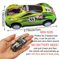 Set of 10 mini die-cast pull back toy cars for boys and girls, suitable for toddlers ages 3 to 6, featuring colorful race car designs.