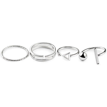 Sterling silver baby and kids wrap cuff jewelry set with simple band, hypoallergenic, adjustable, suitable for summer beach wear.