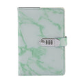 Marble-themed kids' journal with lock, 100 pages, waterproof cover, from Everything Baby, designed for secure, secret note-taking