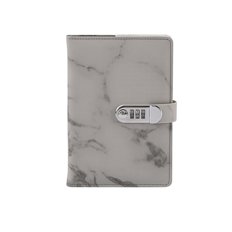 Marble-themed lockable diary with 100 pages, waterproof cover, ideal for kids, from Everything Baby.