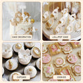 Silicone mirror frame mold for fondant, chocolate, and candy cake decorations, ideal for wedding cake toppers and cupcake embellishments.