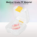 Portable denture case by Everything Baby for false teeth storage, featuring a film-lined box for secure dental storage.