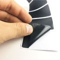 Set of 150 waterproof reusable chalkboard labels with white writing, ideal for organizing and decorating craft rooms, parties, and weddings.