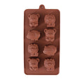 Cute animal silicone baking mold by Everything Baby, perfect for Halloween-themed chocolates, muffins, ice cubes, and more.