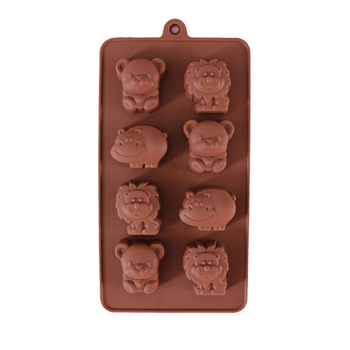 Cute animal silicone baking mold by Everything Baby, perfect for Halloween-themed chocolates, muffins, ice cubes, and more.