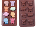 Cute animal silicone baking mold for Halloween themed chocolates, muffins, ice cubes, soaps, wafers, cakes, and bread.