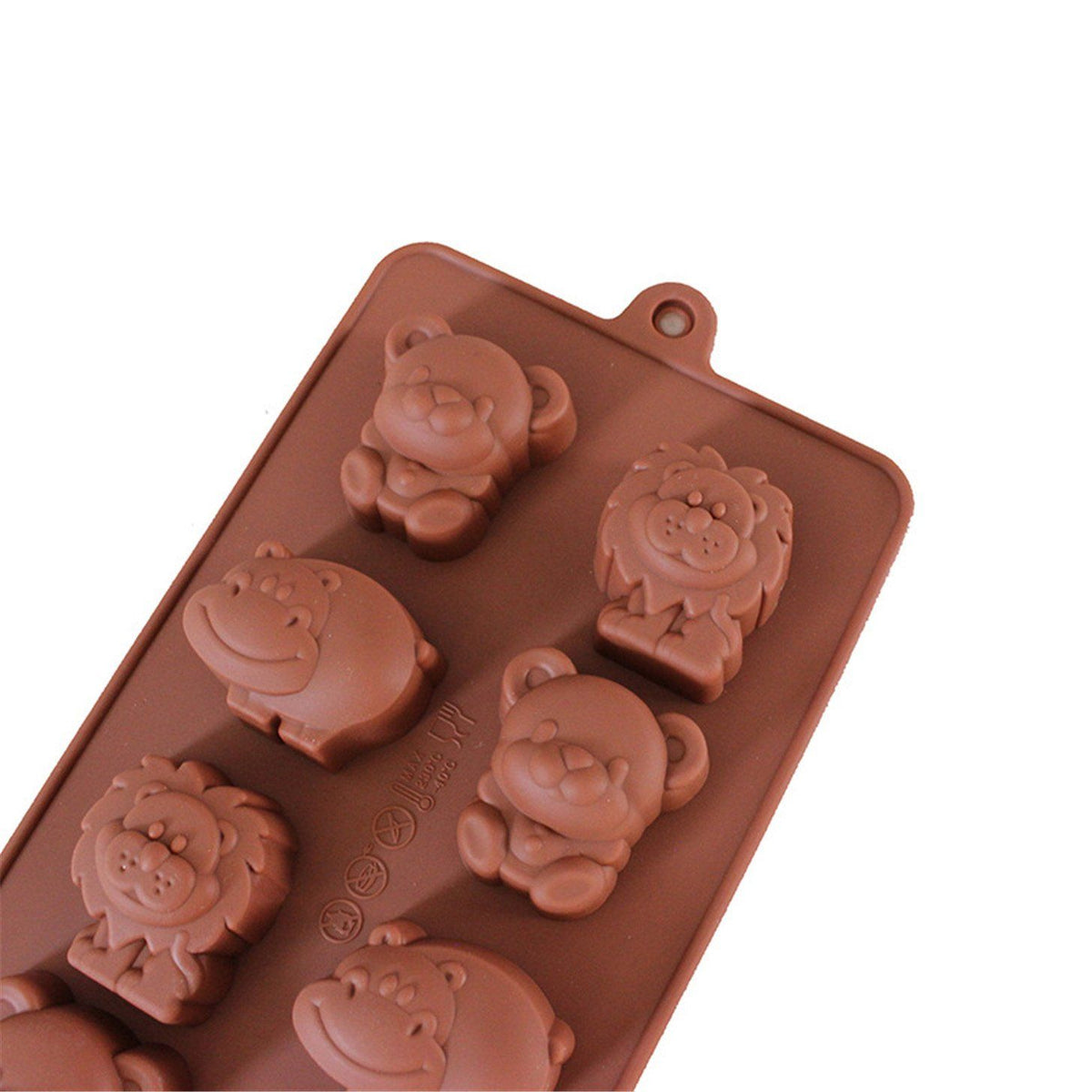 Cute animal silicone baking molds for Halloween themed chocolate, muffins, ice cubes, soap, wafers, cakes, and bread by Everything Baby