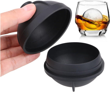 Silicone ice pop molds for making summer ice balls, food-grade sphere molds ideal for DIY ice cubes and fun kitchen play.