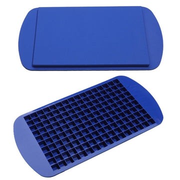 Silicone mini ice cube trays 2 pack with small molds for crushed ice, ideal for chilling cocktails, by Everything Baby.