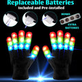 Pair of light-up gloves for kids ages 3-12 from Everything Baby, perfect for outdoor play, Halloween, Christmas, and birthday parties.