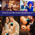 Pair of light-up gloves for kids, suitable for ages 3-12, featuring fun colorful lights for outdoor play and parties.