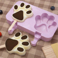 Silicone popsicle molds with 5 cavities and lids, ideal for homemade ice cream and kids' pretend play toy by Everything Baby.