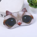 Soft plush animal sleep eye masks featuring cute cat and dog designs, ideal for kids and girls for comfortable sleeping.