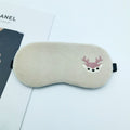Four packs of soft, fluffy sleeping eye masks for kids and adults by Everything Baby, ideal for restful travel and relaxation.