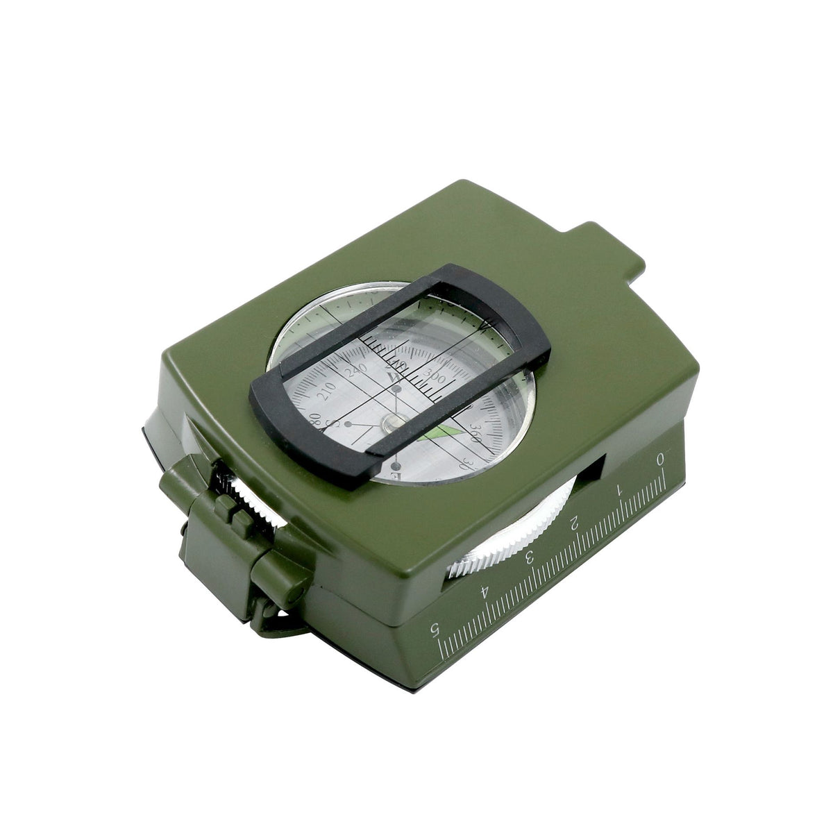 Military sighting orienteering compass for kids, professional outdoor navigation tool for backpacking and Boy Scout activities.