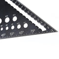 7-inch aluminum alloy carpenter square and slide ruler set for woodworking, versatile and precise tool for carpenters and DIYers.