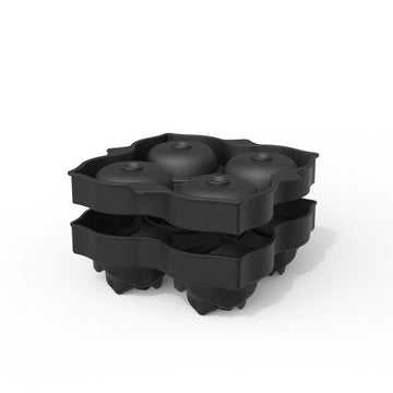 Silicone 3D rose ice cube tray for cocktails, whiskey, chocolates, ice cream, cakes, and jelly, with vibrant rose-shaped molds.