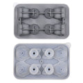Silicone 3D cat-shaped ice cube mold by Everything Baby, reusable for bourbon, gin, and fun bartending ice cubes