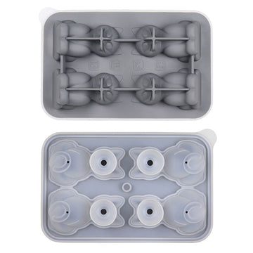 Silicone 3D cat-shaped ice cube mold by Everything Baby, reusable for bourbon, gin, and fun bartending ice cubes