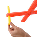 Toyrific plastic ring toss game for kids, outdoor and indoor toy set with colorful rings for toddlers and children.