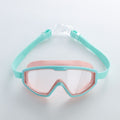 Clear swim goggles for kids and toddlers, anti-fog, no leak design, suitable for boys and girls for pool and beach swimming.