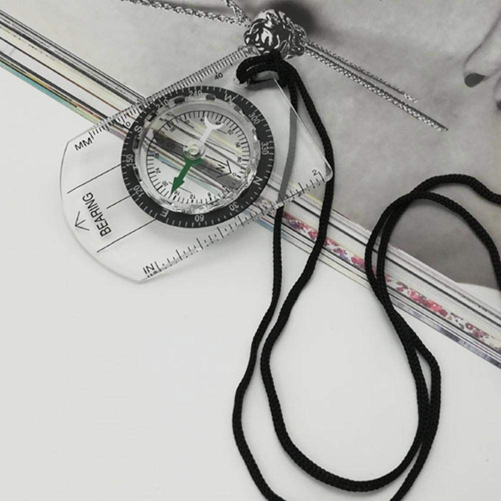 Waterproof outdoor compass by Everything Baby, designed for kids and scouts, featuring a clear compass face and sturdy strap.
