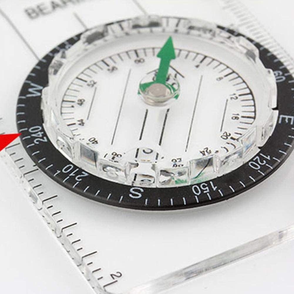 Waterproof outdoor compass for hiking and camping, perfect for kids and scouts, with a clear directional needle and durable design.