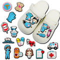Set of 20 colorful shoe charms for clogs, featuring cute and playful designs perfect for girls, kids, teens, and women.