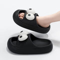 Pair of cute 3D big eyes shoe charms for girls and women, decorative accessories for sandals, featuring kawaii and aesthetic design.
