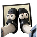 Pair of cute 3D big eyes shoe charms for girls and women, decorative accessories for sandals, designed by Everything Baby.