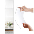 Unbreakable full body mirror tiles for baby and kids, safe for bedrooms and living rooms, ideal for toddler safety and play areas.