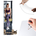 Unbreakable full body mirror tiles for baby and kids, ideal for bedrooms and living rooms, showcasing safety and clear reflection.